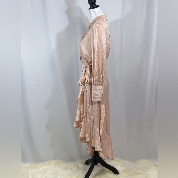 Zimmermann Silk Wrap Midi-Dress size 1/us size 4-6 - Picture 6 of 13